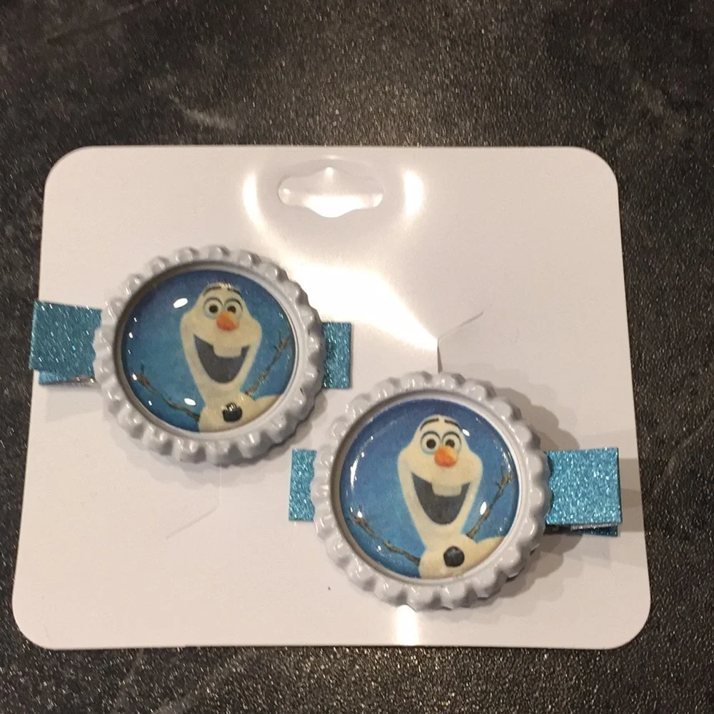 3 For $16 Frozen/Olaf  Hair Clips